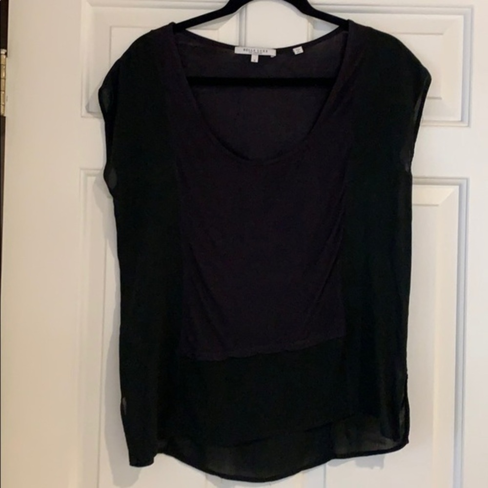 BELLA LUXX BLACK LOOSE TOP SIZE SMALL